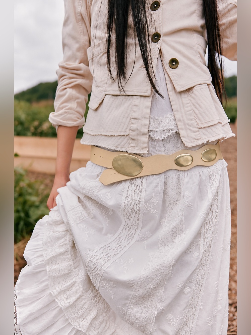 Free People Z&L Yoko Hip Belt Size 40
